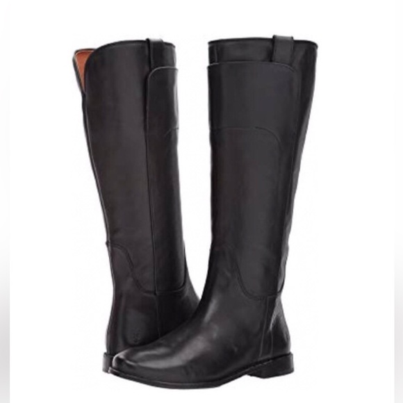 Frye Paige | Tall Boot | Black Leather - Picture 9 of 10